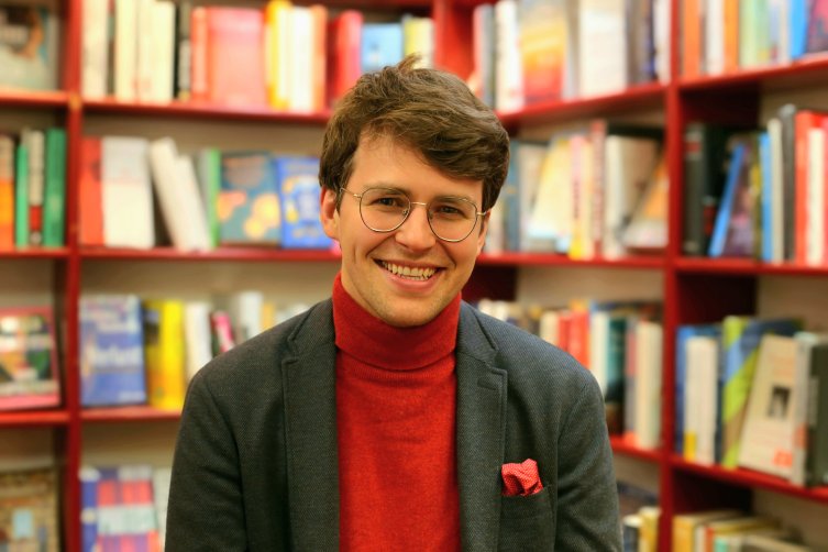 Pascal Mathéus im Buchladen 